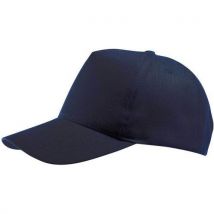 Set van 5 - Pet Twill Met Klittenband Marineblauw.,