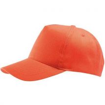 Set van 5 - Pet Twill Met Klittenband Oranje.,