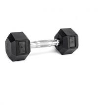 Haltère musculation hexagonal en caoutchouc de 1 à 50kg