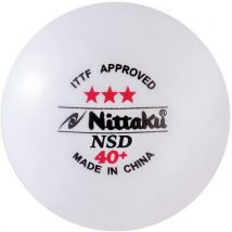 Tafeltennisbal NSD 40+ - set van 3 - Nittaku