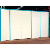 Sluitpaneel schuifdeur voor scheidingswand in melamine - Hoogte 3,01 m