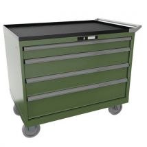 Verrijdbare ladekast 54x27E (bxdxh) 1023x572x962 mm - Lista