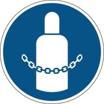Panneau obligation - Sécuriser bouteilles de gaz - Rigide