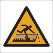 Waarschuwingsbord - Let op: teer dak - Aluminium