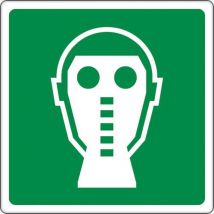 Panneau secours - Masques - Aluminium
