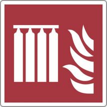 Panneau incendie - Batterie fixe d’extincteurs - Aluminium