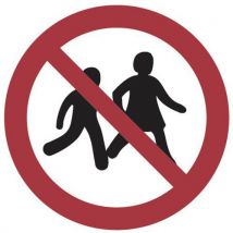 Panneau interdiction - Interdit aux enfants - Aluminium