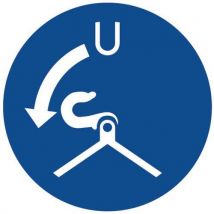 Panneau obligation - Larguer lors mise à l’eau en mer - Aluminium