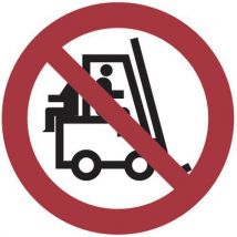 Panneau interdiction - Défense transporter des personnes - Aluminium