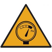 Waarschuwingsbord - Hoge druk - Aluminium