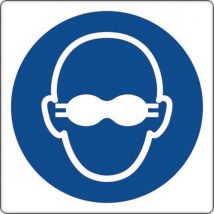 Panneau obligation - Port lunettes verres opaques - Aluminium