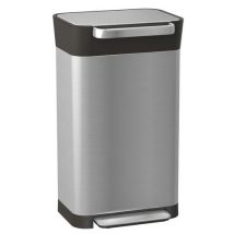 Vepabins - Afvalbak Intelligent Waste Titan - 60L Roestvrij Staal - Pedaal - Binnen/Kantoor