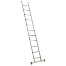 Échelle simple aluminium Prima - 11 à 19 échelons - Barre stabilisatrice - Facal