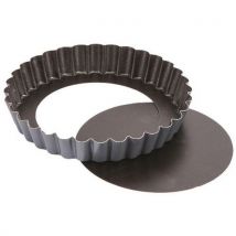 Moule forme Manqué rond cannelé Exopan , fond mobile_Matfer