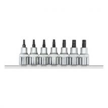 Jeu 7 douilles tournevis 1/2 vis Torx R62458107 - GedoreRed
