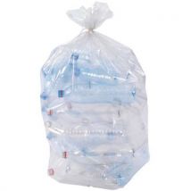 Sac poubelle transparent - 80% de matières recyclées