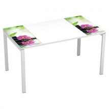 Recht bureau 140x80cm met blad Décor Easy Office - Manutan