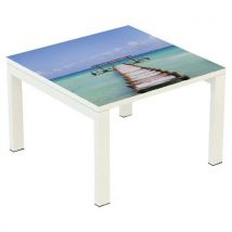 Table basse carrée Easy Office - Manutan