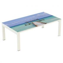 Table basse rectangulaire Easy Office - Manutan