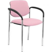 Chaise de réunion Villalgordo avec accoudoir noir - Piqueras y crespo