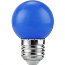 Ledlamp E27 G45x68 1 W Blauw Opaal, - SPL