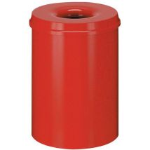 Prullenbak Vlam. 30l Rd Opening Ø:12cm Material:metaal, - Vepabins