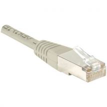 Cordon RJ45 catégorie 6 F/UTP gris - 10 m