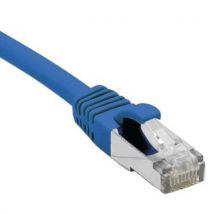 Cordon RJ45 catégorie 5e F/UTP snagless bleu - 1 m