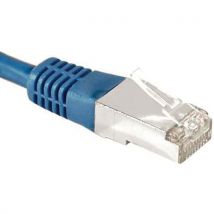 Cordon RJ45 catégorie 6A F/UTP bleu - 7,5 m