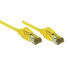 Cordon RJ45 sur câble catégorie 7 S/FTP LSOH jaune - 2 m