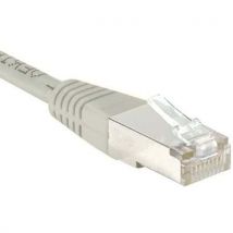 Cordon RJ45 catégorie 6 F/UTP gris - 1,5 m