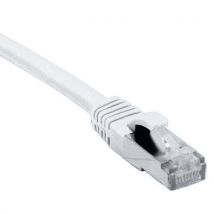 Cordon RJ45 catégorie 6A F/UTP LSOH snagless blanc - 0,5 m