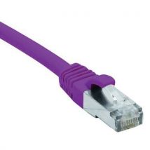 Cordon RJ45 catégorie 6 F/UTP LSOH snagless violet - 10 m