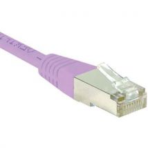 Cordon RJ45 catégorie 6 S/FTP rose - 2 m