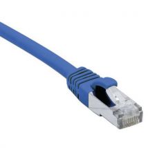 Cordon RJ45 catégorie 6A S/FTP LSOH snagless bleu - 20 m