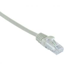 Cordon RJ45 catégorie 6A U/UTP snagless gris - 1 m