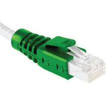 Hoes voor RJ45-stekker met clips groen