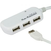 Verlengsnoer ATEN UE2120H-USB 2.0, 12 mtr.+Hub 4 poorten