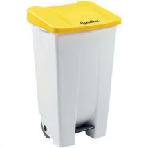 Mobiele afvalbak met pedaal - Ergonomisch - Afvalscheiding - 120 l - Manutan