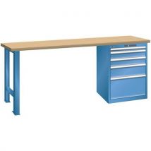 Werkbank 27x36E 5 laden - hoogte 850 mm - Lista