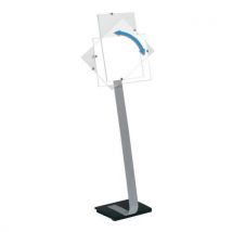 Support d'information sur pied Crystal Sign Stand