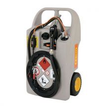 Caddie ravitailleur gasoil à pompe électrique et pistolet automatique