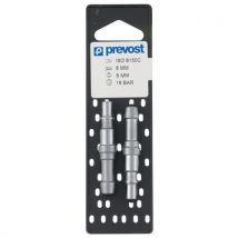 Lot de 2 embouts pour tuyau diamètre 8 mm