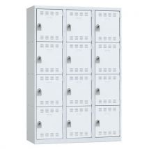 Vestiaire multicases couleur - 1 à 3 colonnes - Largeur 400 mm - Vinco