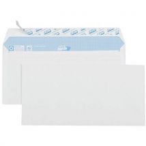 Enveloppe blanche sans fenêtre 90 g - Boîte de 500