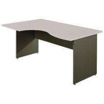 Bureau compact Basik - Gris clair