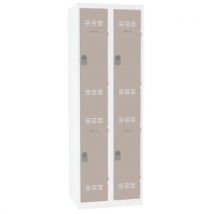 Meervaks garderobekast - 1 kolom - 2 vakken - Breedte 300 mm