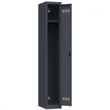 Garderobekast kantoor - 1 kolom - Breedte 300 mm