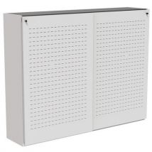 Armoire acoustique Blanche - 2 à 8 étagères - Inesa/Kelli