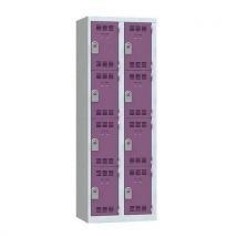 Vestiaire multicases couleur - 1 à 4 colonnes - Largeur 300 mm - Vinco